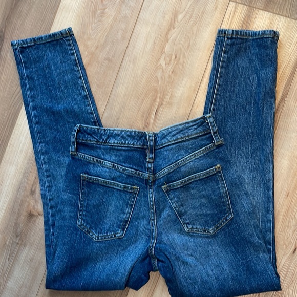 Universal thread high rise straight jeans Junior women’s size 0 25 R - Picture 2 of 16